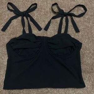 Kendall & Kylie Corset Bow Top